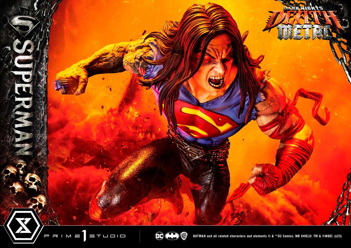 「ミュージアムマスターライン ダークナイツ：デスメタル スーパーマン DX版」のフィギュア画像