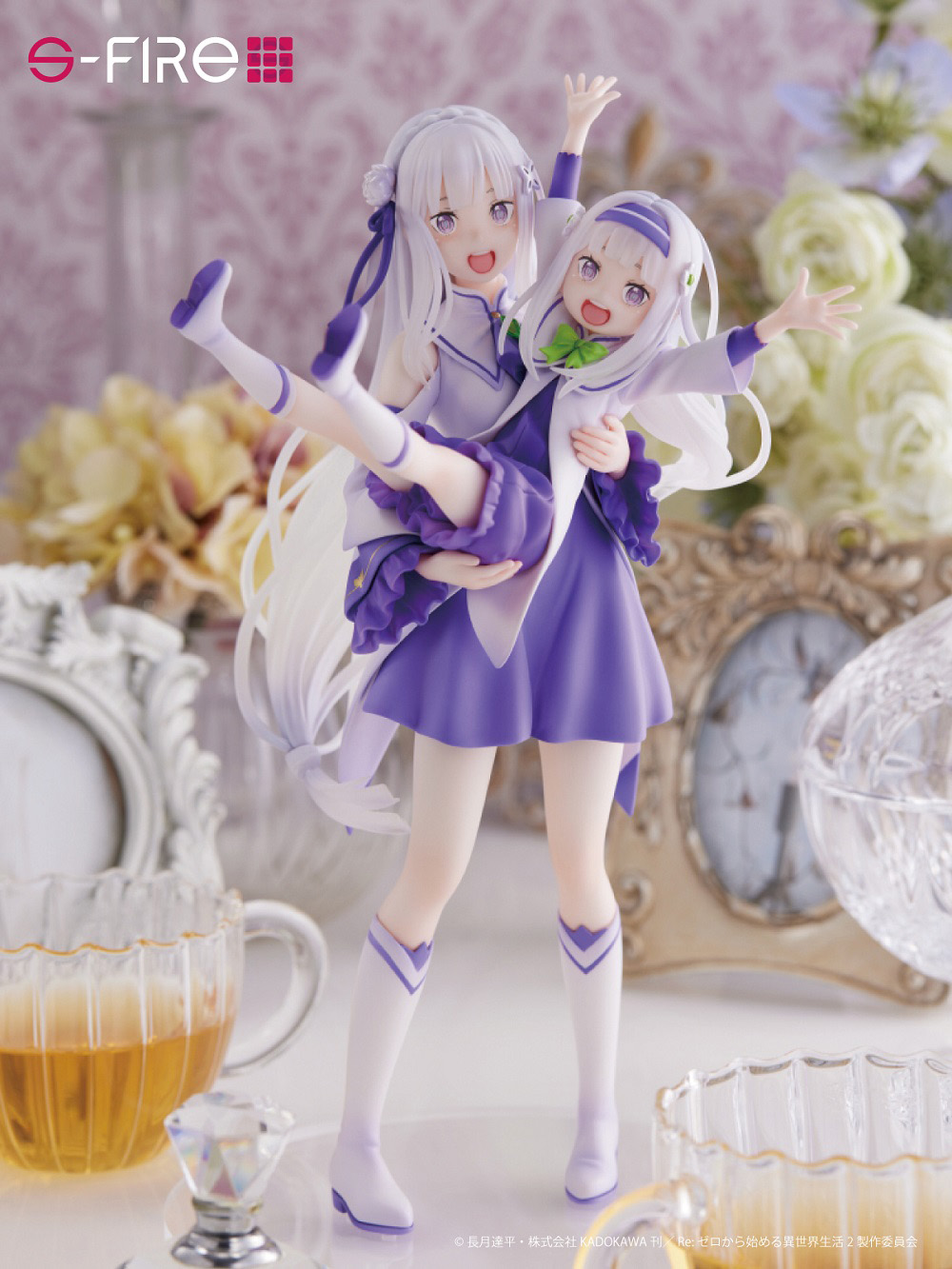 Re:ゼロから始める異世界生活「エミリア&幼少期エミリア」のフィギュア画像