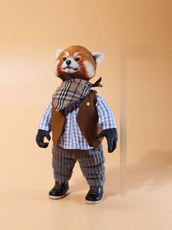 「PALM ANIMAL CITY Lesser Panda レッサーパンダ アクションフィギュア」のフィギュア画像