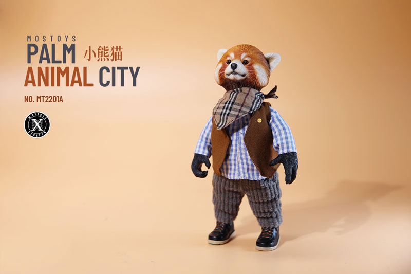 「PALM ANIMAL CITY Lesser Panda レッサーパンダ アクションフィギュア」のフィギュア画像