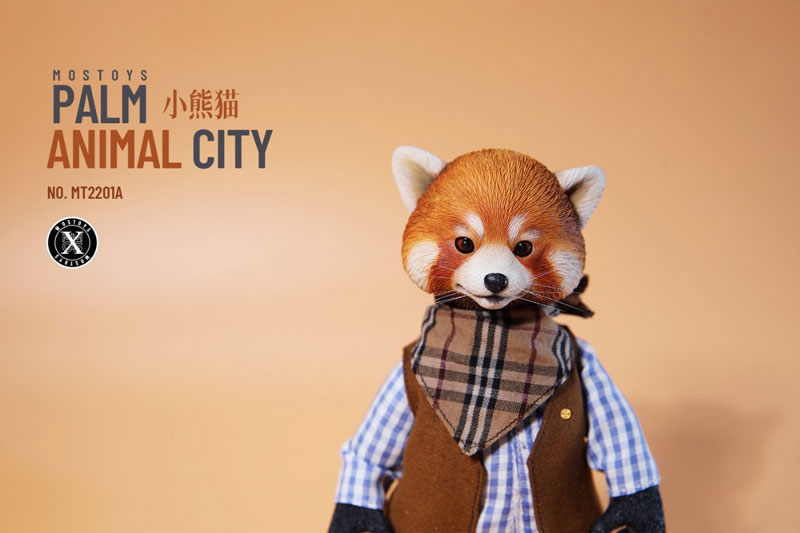 「PALM ANIMAL CITY Lesser Panda レッサーパンダ アクションフィギュア」のフィギュア画像