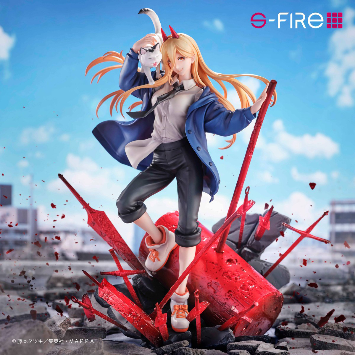 チェンソーマン「パワー&ニャーコ」のフィギュア画像
