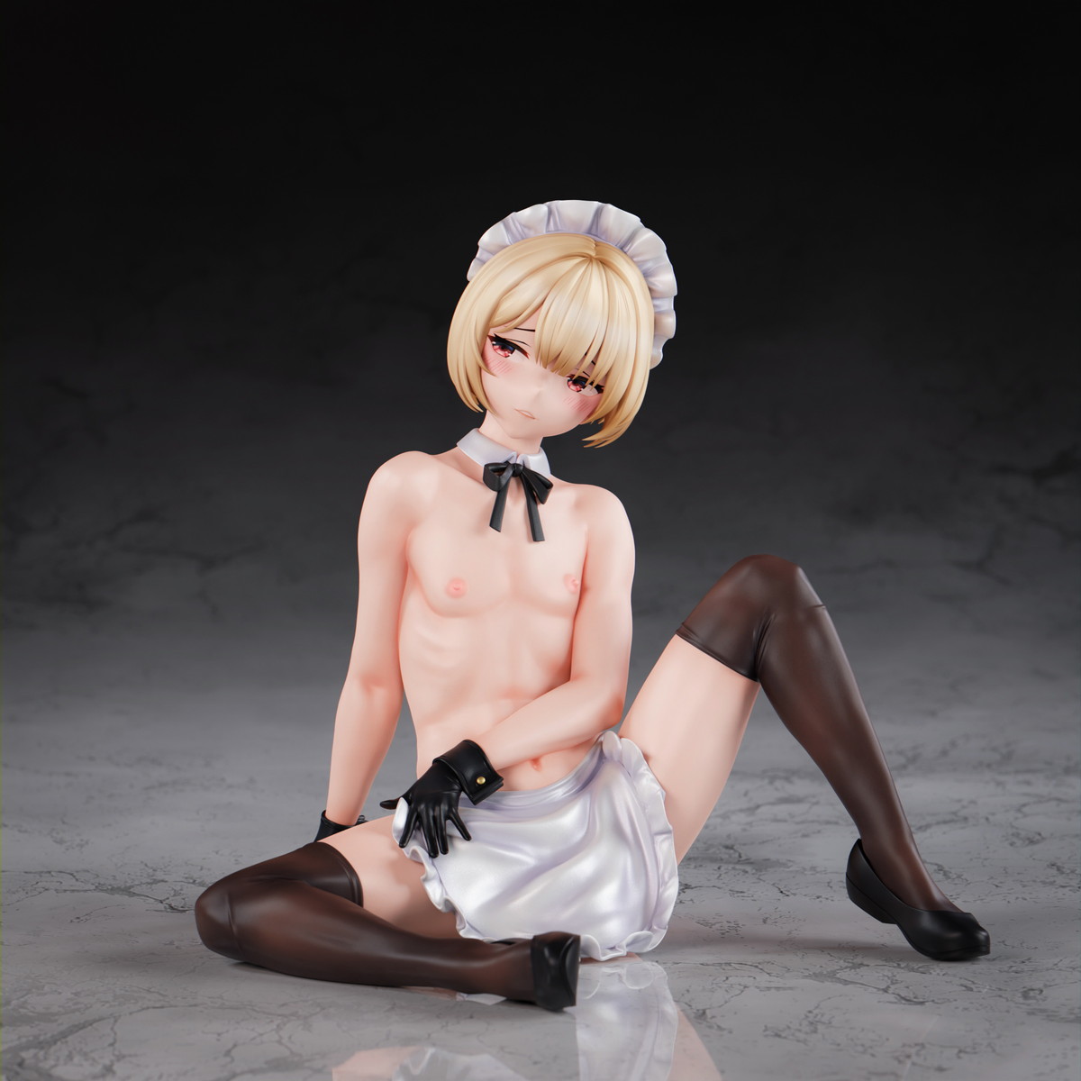 インサイトオリジナル「肉感男子 少年メイド ニコ」のフィギュア画像