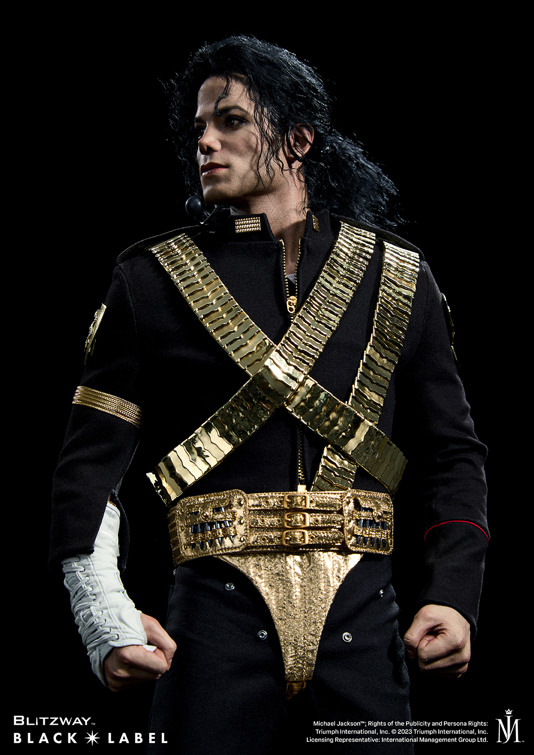 「マイケルジャクソン（ブラックレーベル）」のフィギュア画像