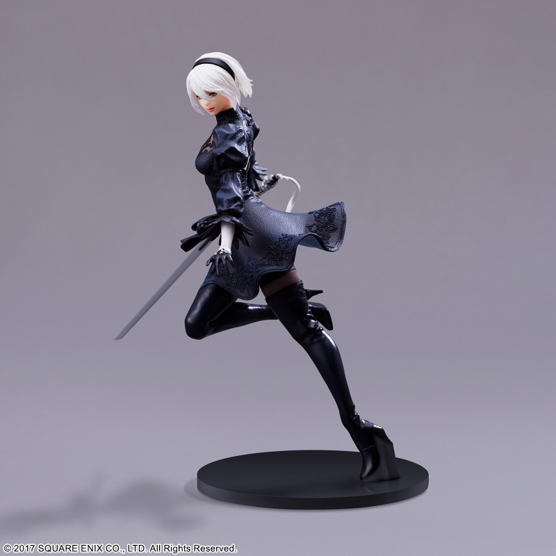 NieR:Automata「フォルミズム 2B(ヨルハ二号B型)-ゴーグルOFF Ver.-」のフィギュア画像