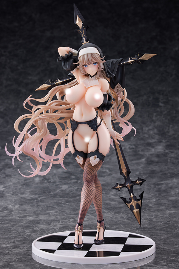 魔太郎氏オリジナルキャラクター「罪深き聖女・シスターアイシャ」のフィギュア画像