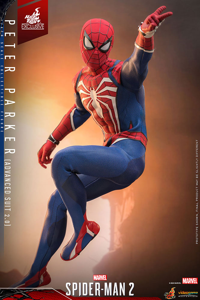 Marvel’s Spider-Man 2「ピーター・パーカー／スパイダーマン（アドバンスド・スーツ2.0）」のフィギュア画像