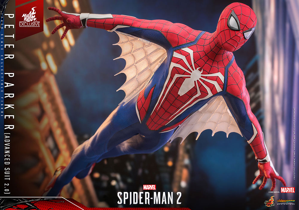 Marvel’s Spider-Man 2「ピーター・パーカー／スパイダーマン（アドバンスド・スーツ2.0）」のフィギュア画像