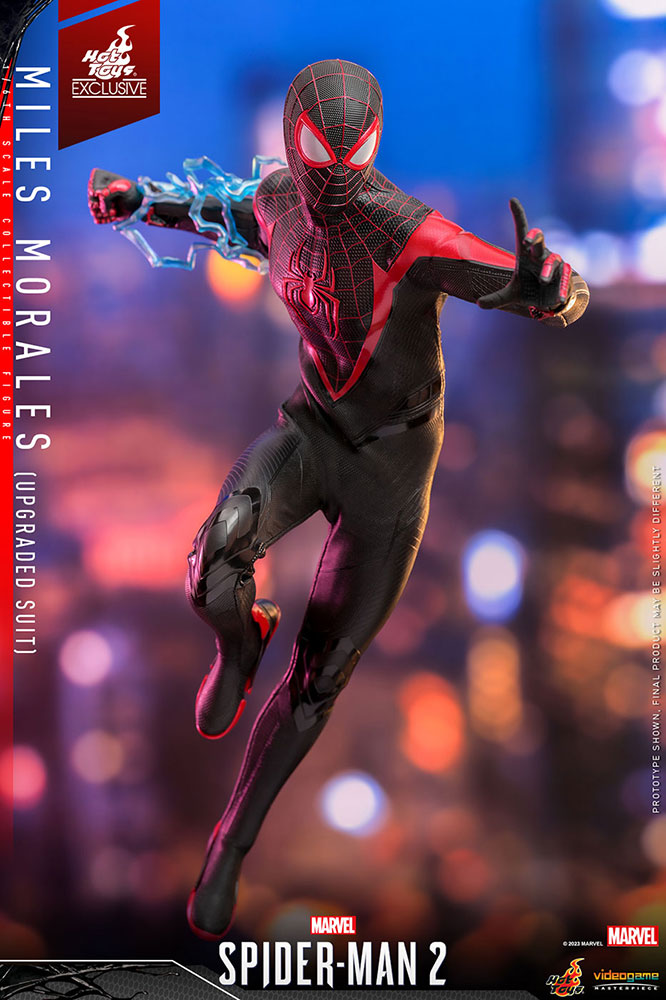 Marvel’s Spider-Man 2「マイルス・モラレス／スパイダーマン（アップグレードスーツ）」のフィギュア画像