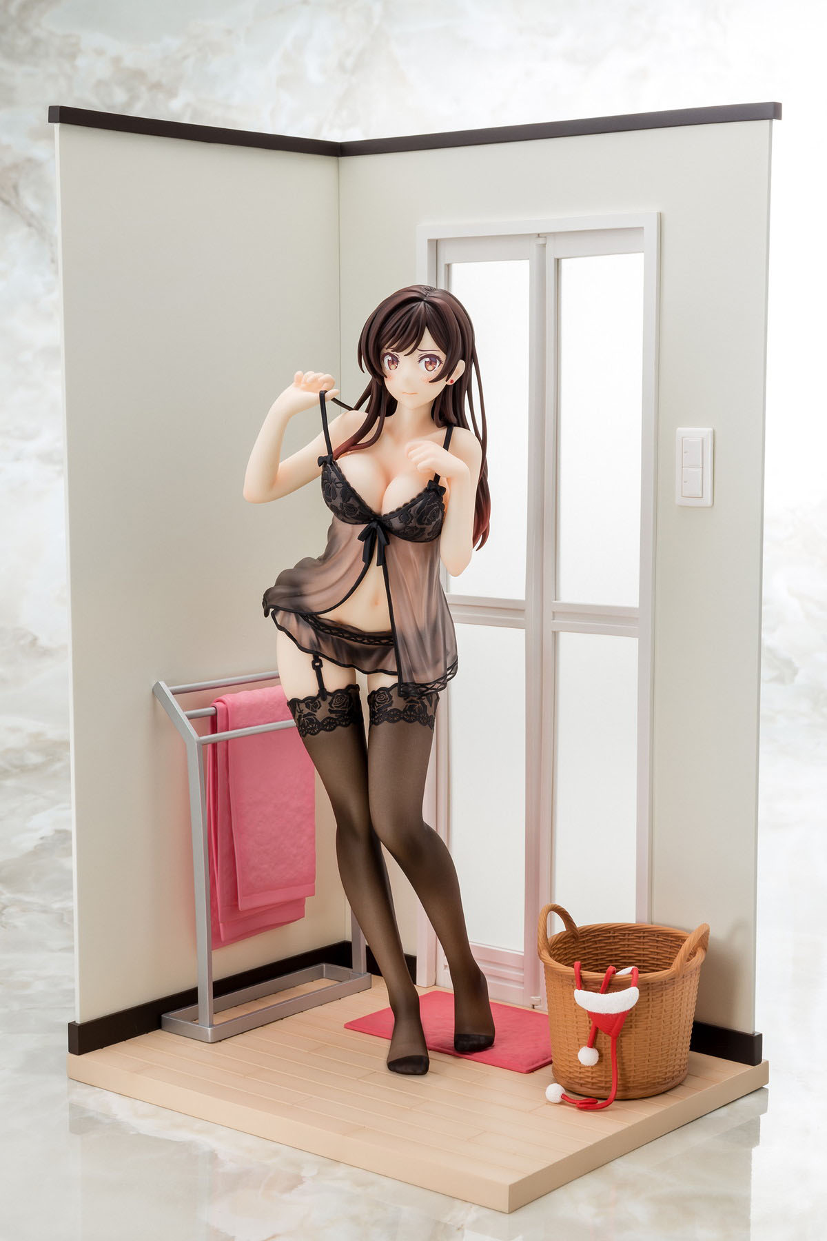 彼女、お借りします「水原千鶴 シースルーランジェリーフィギュア」の 彼女、お借りします「水原千鶴 シースルーランジェリーフィギュア」の