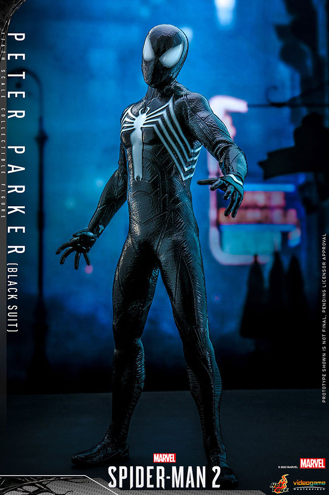 Marvel’s Spider-Man 2「ピーター・パーカー／スパイダーマン（ブラックスーツ）」のフィギュア画像