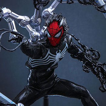 Marvel’s Spider-Man 2「ピーター・パーカー／スパイダーマン（ブラックスーツ）［ボーナスアクセサリー付き］」のフィギュア