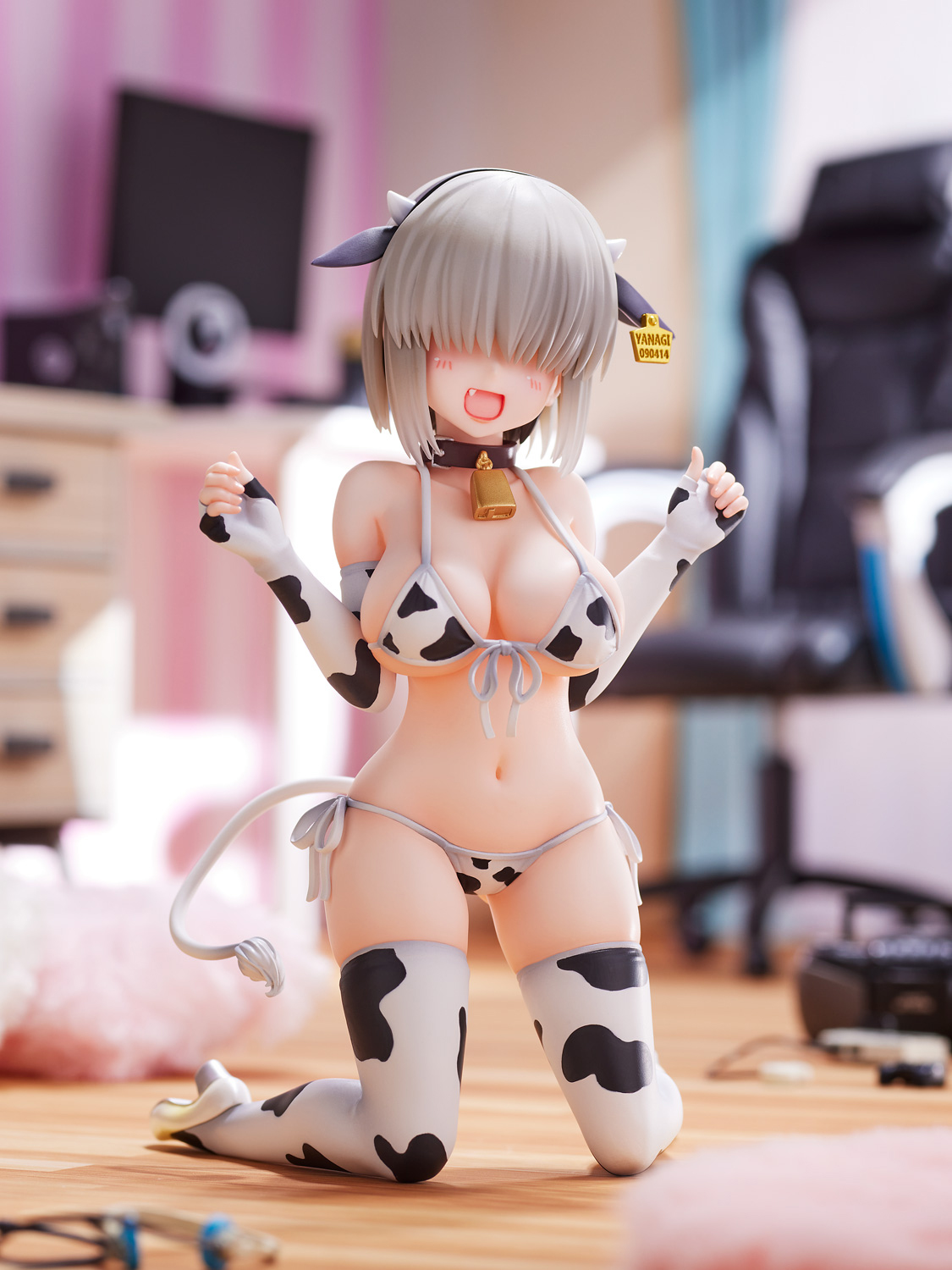 宇崎ちゃんは遊びたい!ω「宇崎 柳【牛柄ビキニ】」のフィギュア画像