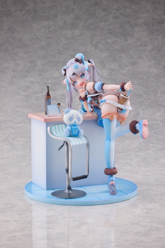 へんりいだ氏オリジナルキャラクター「ブルーパンダコーヒー」のフィギュア画像