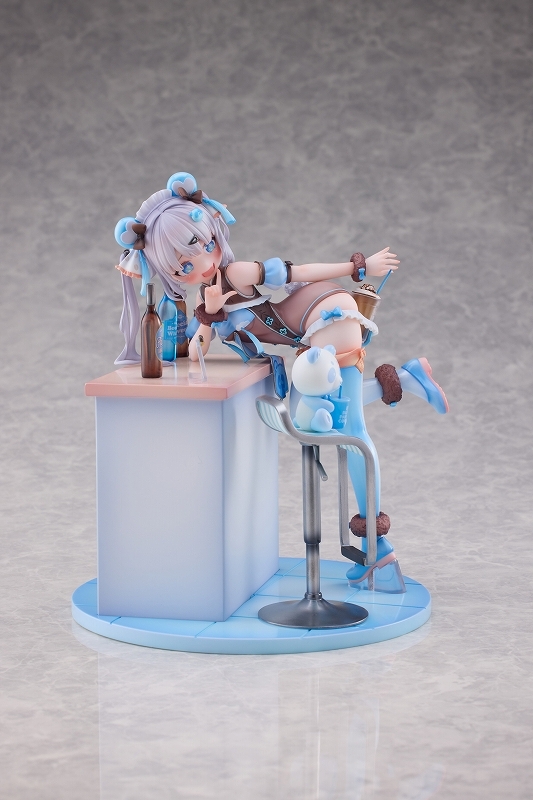 へんりいだ氏オリジナルキャラクター「ブルーパンダコーヒー」のフィギュア画像