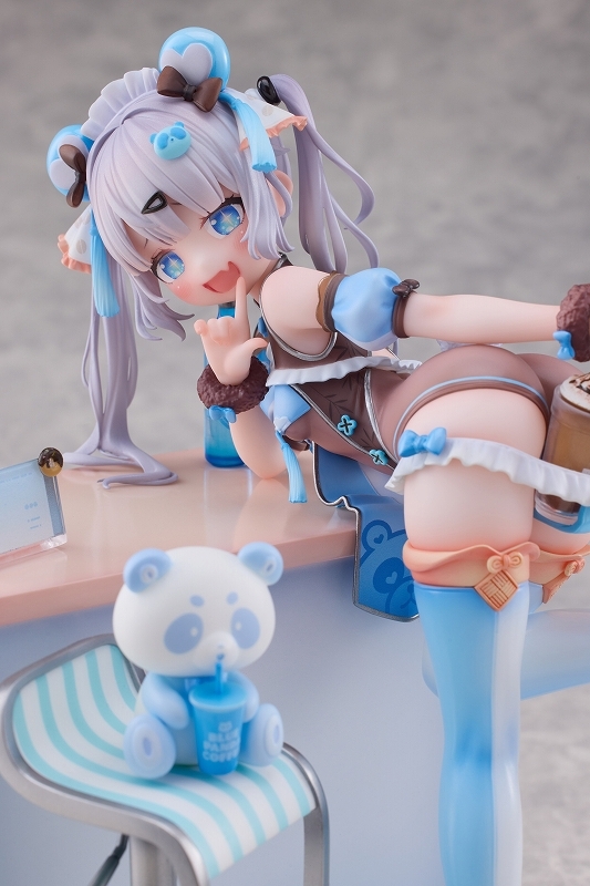 へんりいだ氏オリジナルキャラクター「ブルーパンダコーヒー」のフィギュア画像