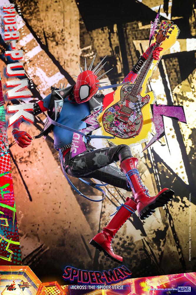 スパイダーマン：アクロス・ザ・スパイダーバース「スパイダー・パンク」のフィギュア画像