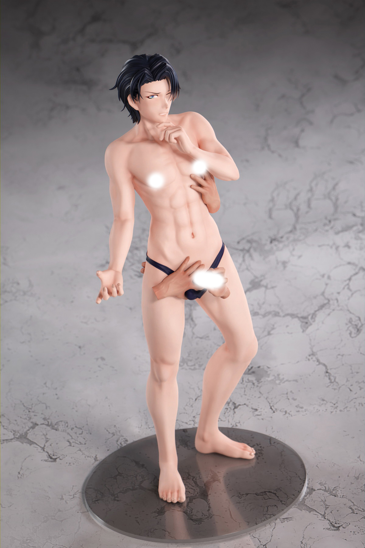 インサイトオリジナル「肉感男子A 集団愛撫ver.」のフィギュア画像