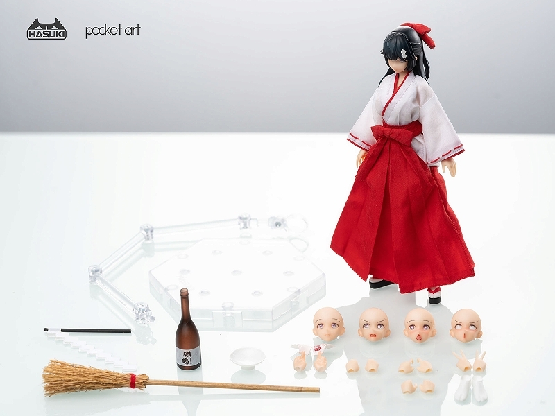 「PA005 退魔巫女 ツバキ」のフィギュア画像