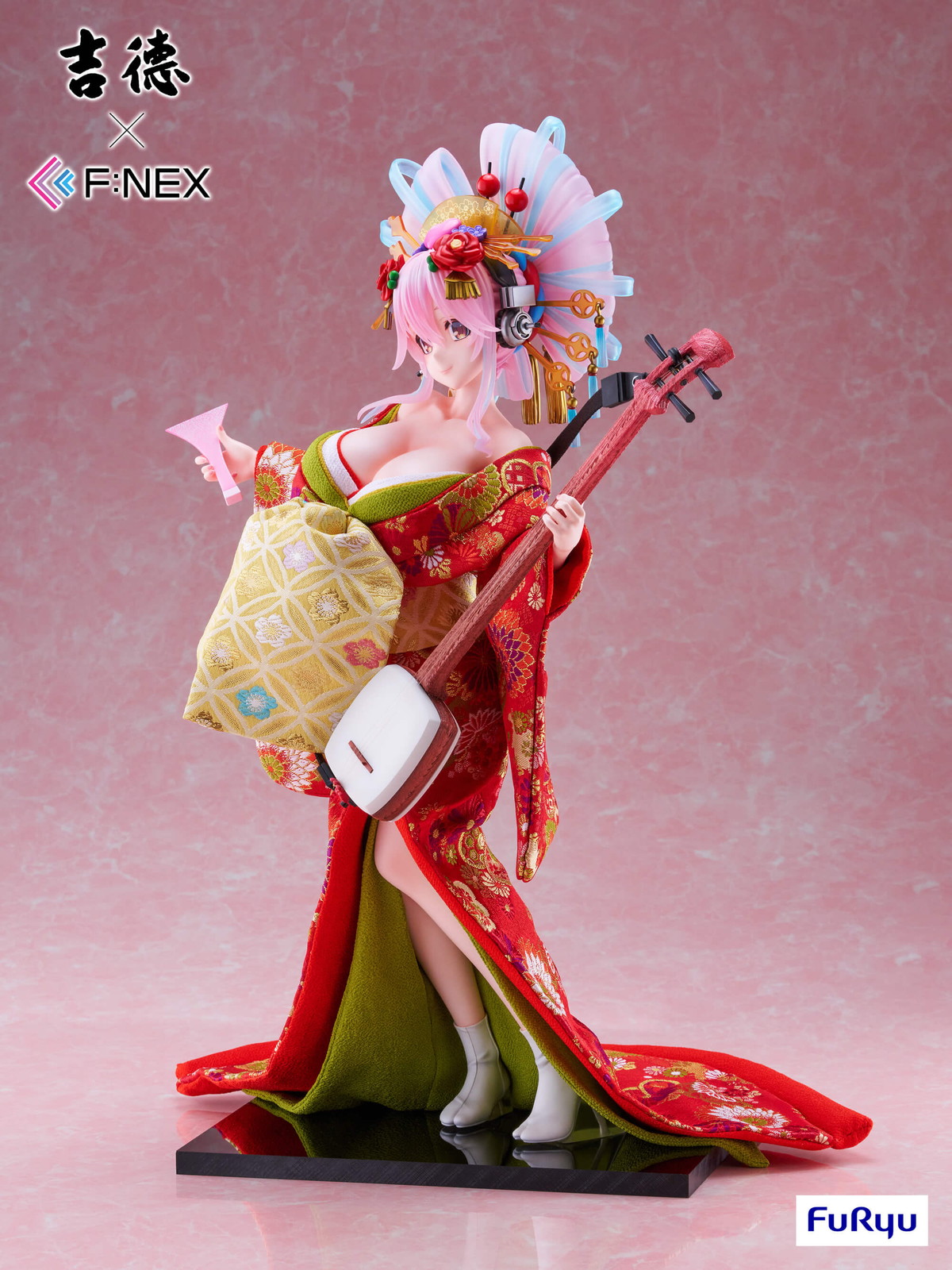 「吉徳×F:NEX すーぱーそに子 -日本人形-」のフィギュア画像