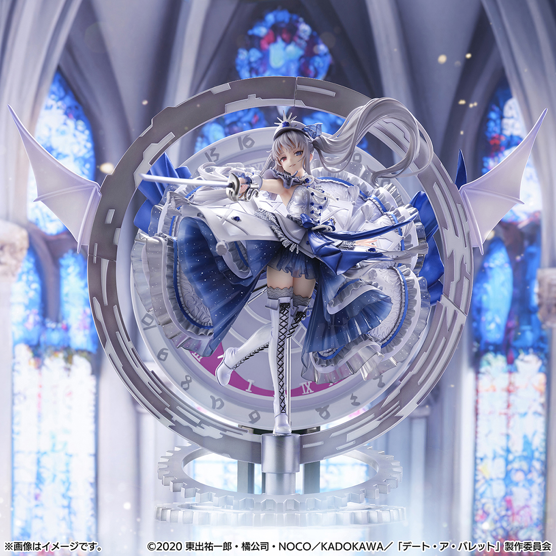 デート・ア・バレット「白の女王 -Royal Blue Sapphire Dress Ver.-」のフィギュア画像