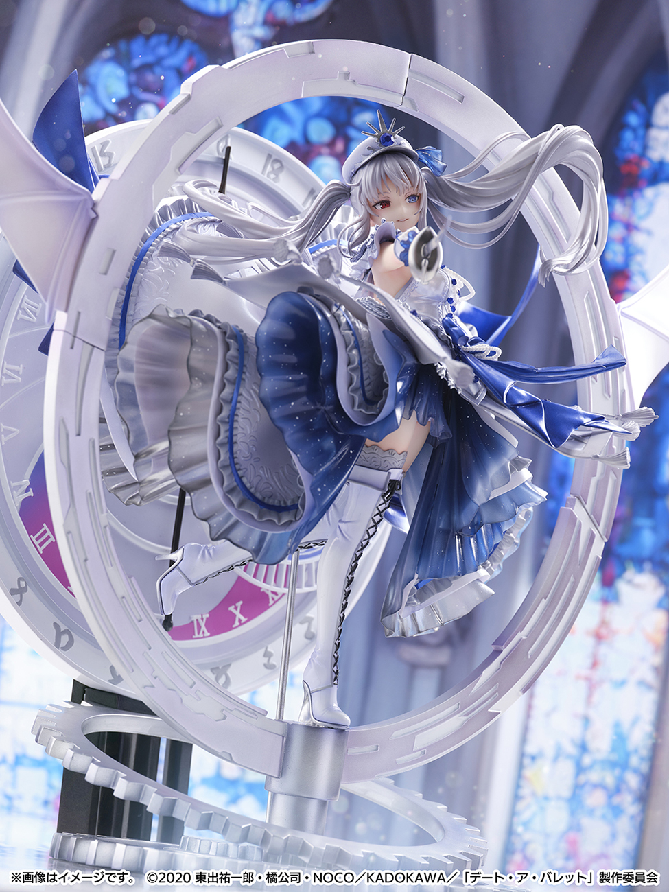 デート・ア・バレット「白の女王 -Royal Blue Sapphire Dress Ver.-」のフィギュア画像
