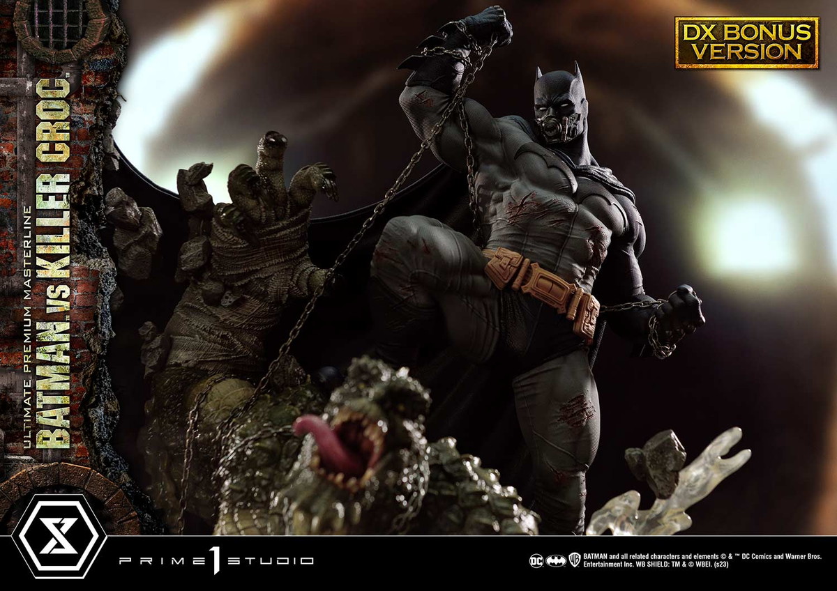 「アルティメットプレミアムマスターライン バットマン（コミック） バットマンVSキラークロック」のフィギュア画像