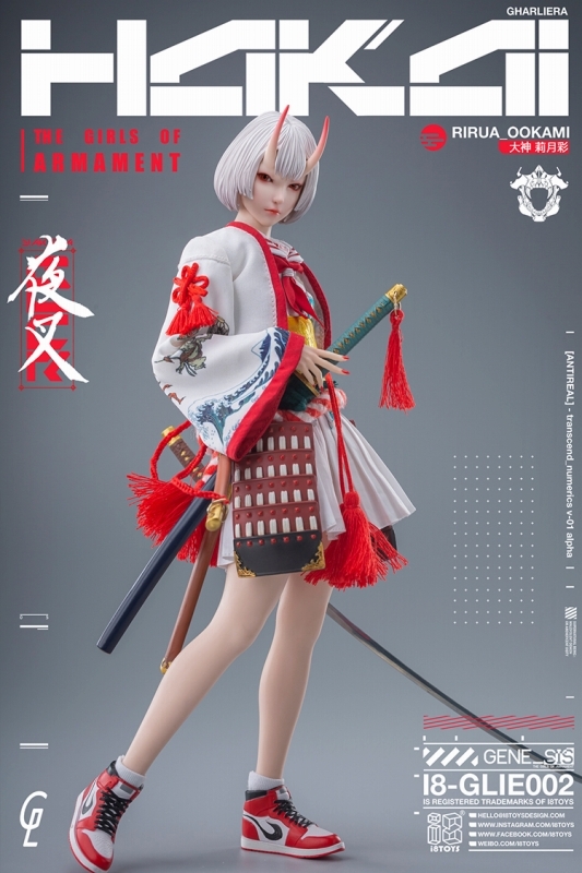 「I8TOYS×Gharliera THE GIRLS OF ARMAMENT I8-GLIE002 大神リルア」のフィギュア画像