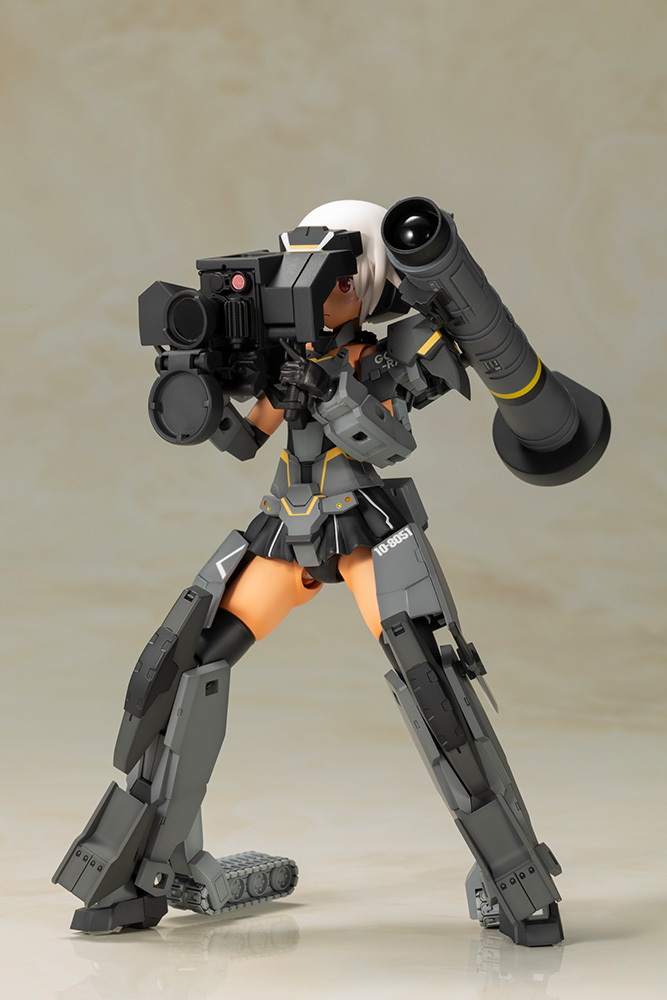 フレームアームズ・ガール「轟雷改[黒] with FGM148タイプ 対戦車ミサイル」のフィギュア画像