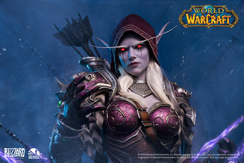 World of Warcraft「Infinity Studio×Blizzard Entertainment<World of Warcraft> Sylvanas Windrunner life size bust」のフィギュア画像