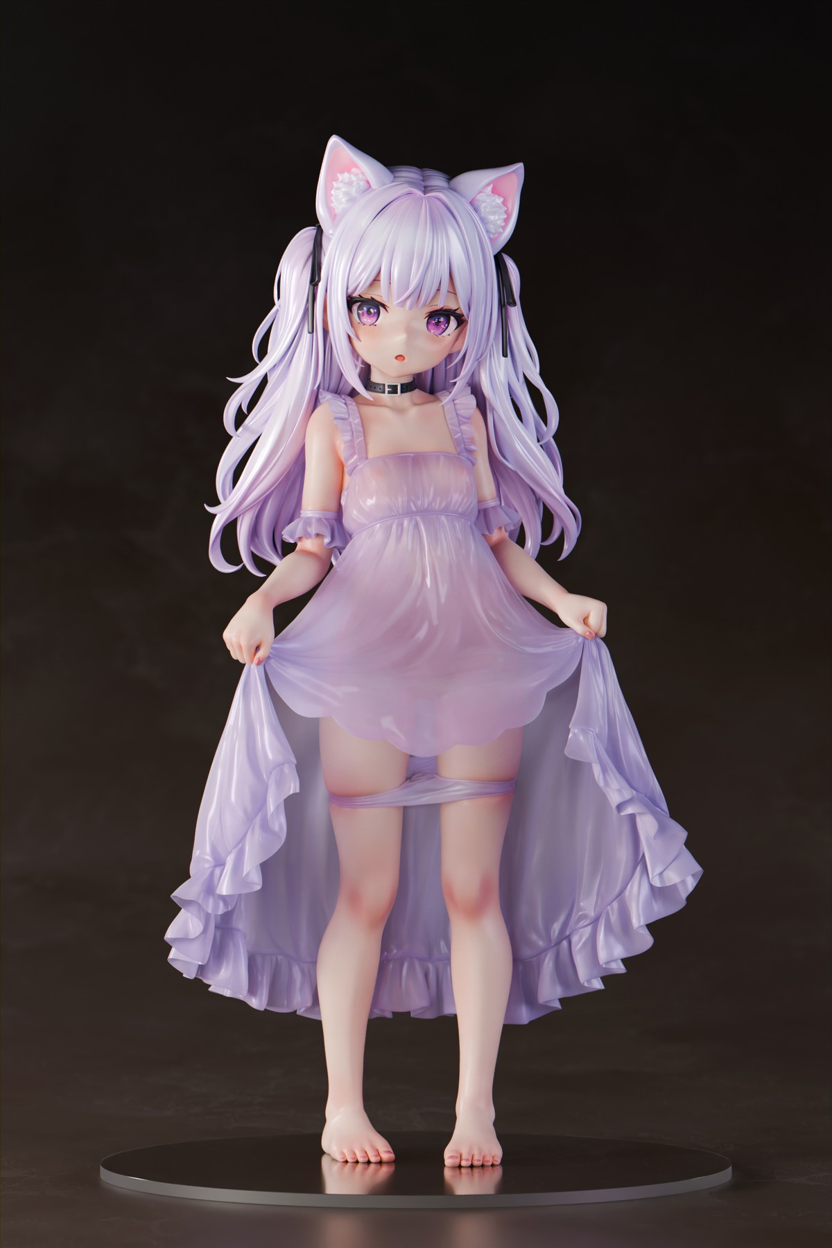 インサイトオリジナル「肉感少女 たくし上げ猫娘 ミヌエッタ」のフィギュア画像