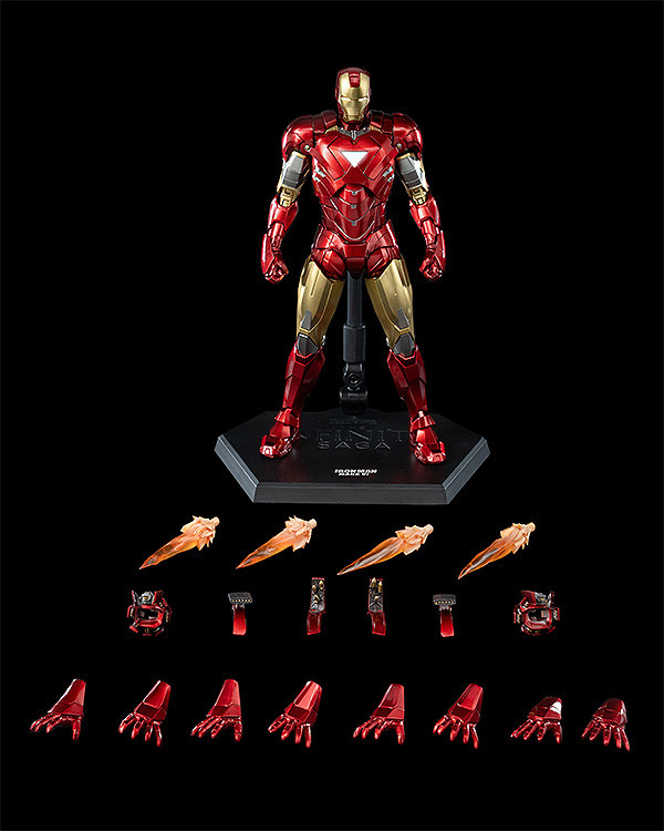 マーベル・スタジオ: インフィニティ・サーガ「DLX Iron Man Mark 6（DLX アイアンマン・マーク6）」のフィギュア画像