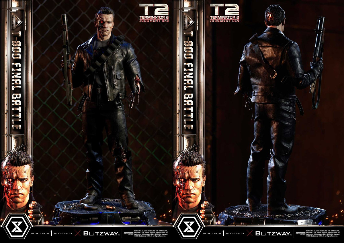 「ミュージアムマスターライン ターミネーター2 T-800 Final Battle」のフィギュア画像