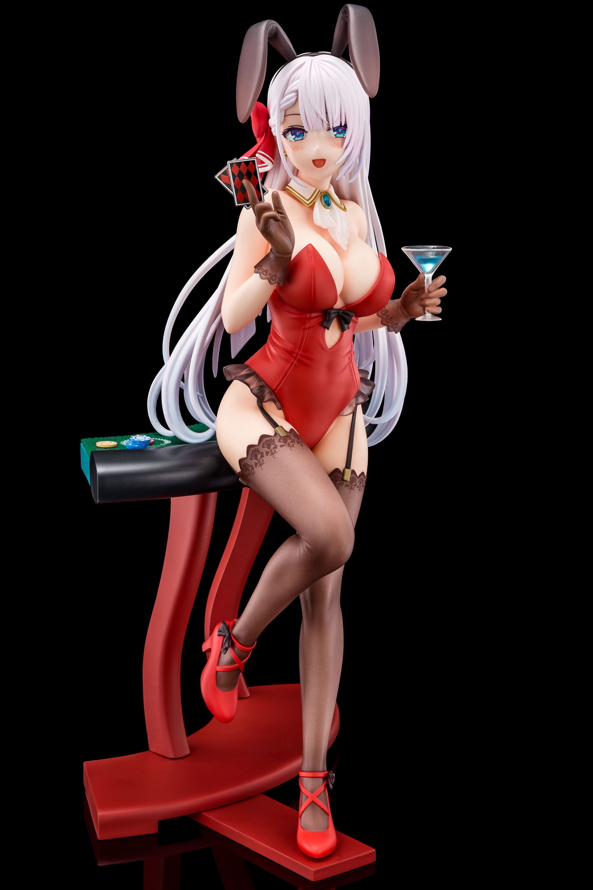 聖剣学院の魔剣使い「リーセリア・レイ・クリスタリア 深紅のバニーフィギュアwithぺろりシステム」のフィギュア画像