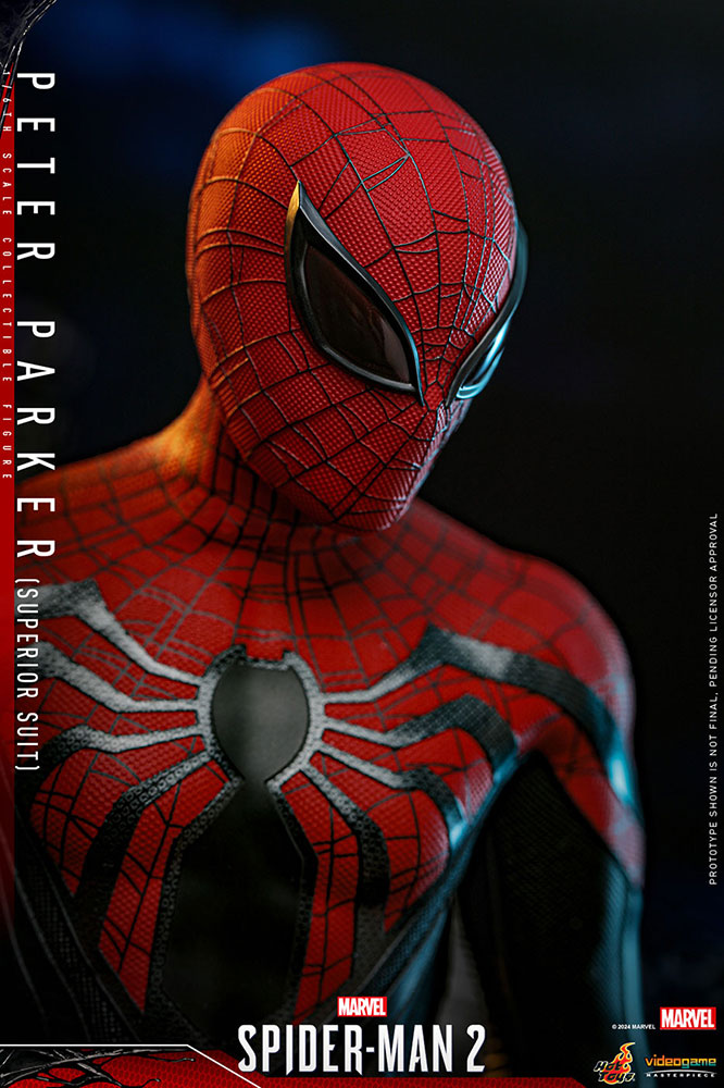 Marvel’s Spider-Man 2「ピーター・パーカー／スパイダーマン（スーペリア・スーツ）」のフィギュア画像