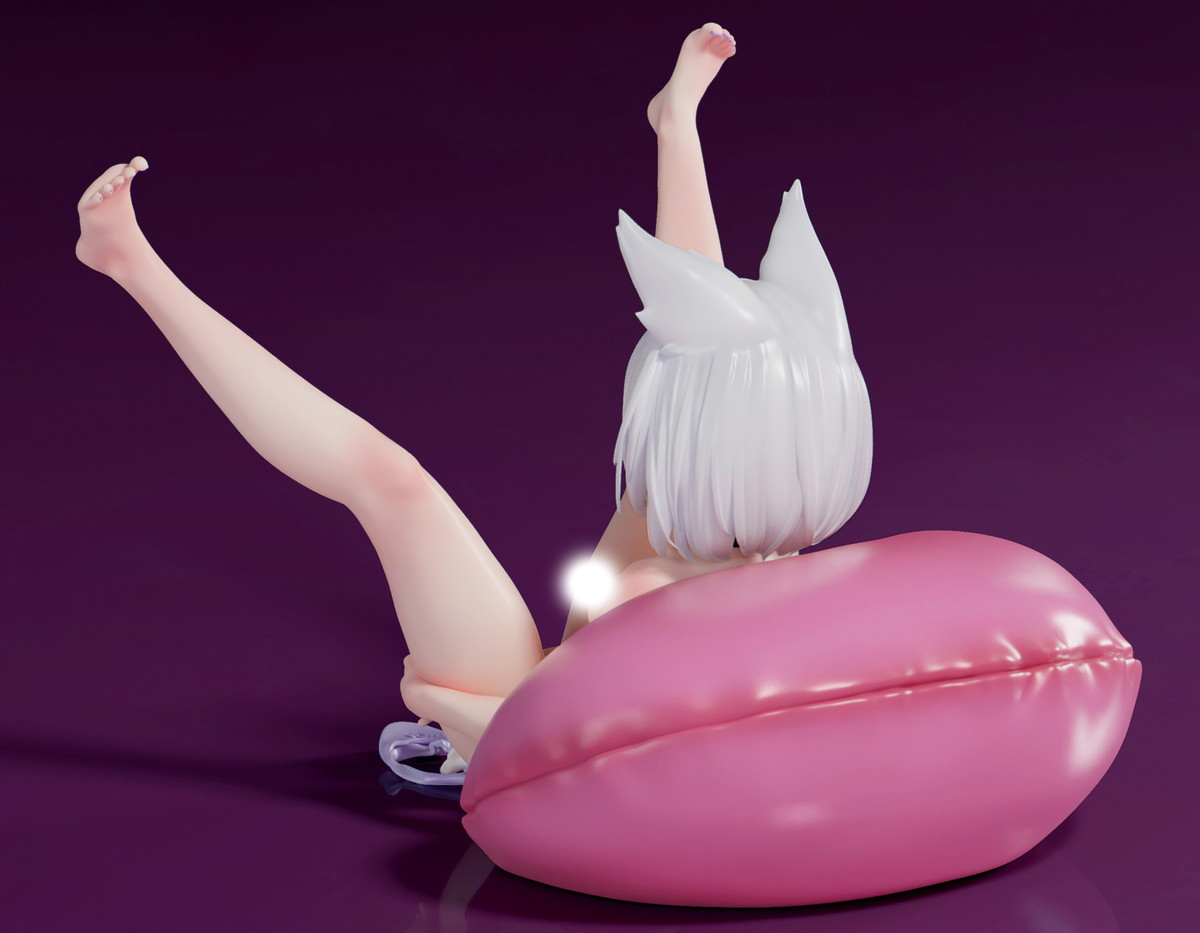 インサイトオリジナル「肉感少女 メスガキ猫の発情期 ノノア」のフィギュア画像