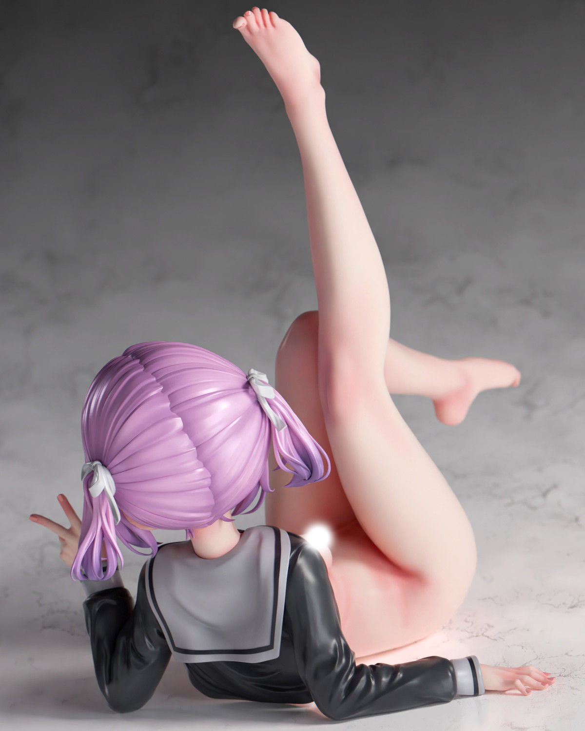 インサイトオリジナル「肉感少女 メカクレ彼女 優羽ちゃん」のフィギュア画像