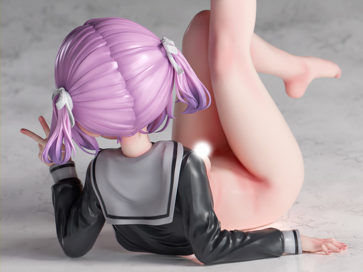 インサイトオリジナル「肉感少女 メカクレ彼女 優羽ちゃん」のフィギュア画像