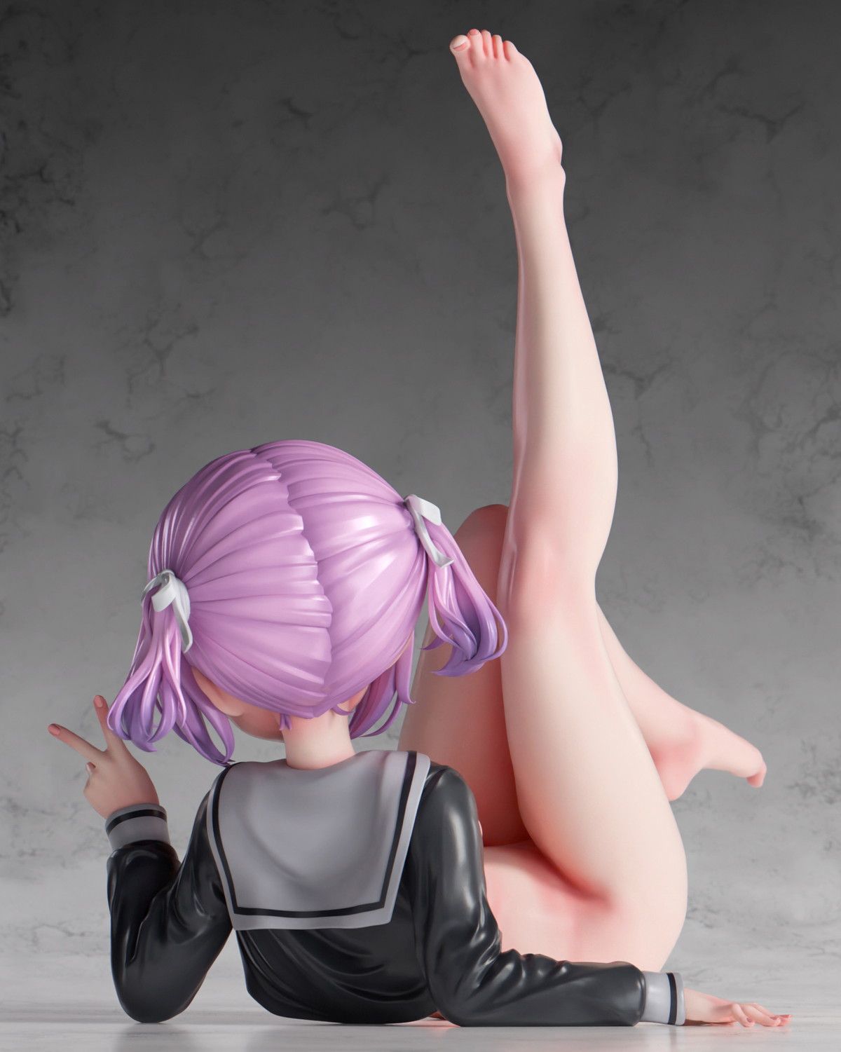 インサイトオリジナル「肉感少女 メカクレ彼女 優羽ちゃん」のフィギュア画像