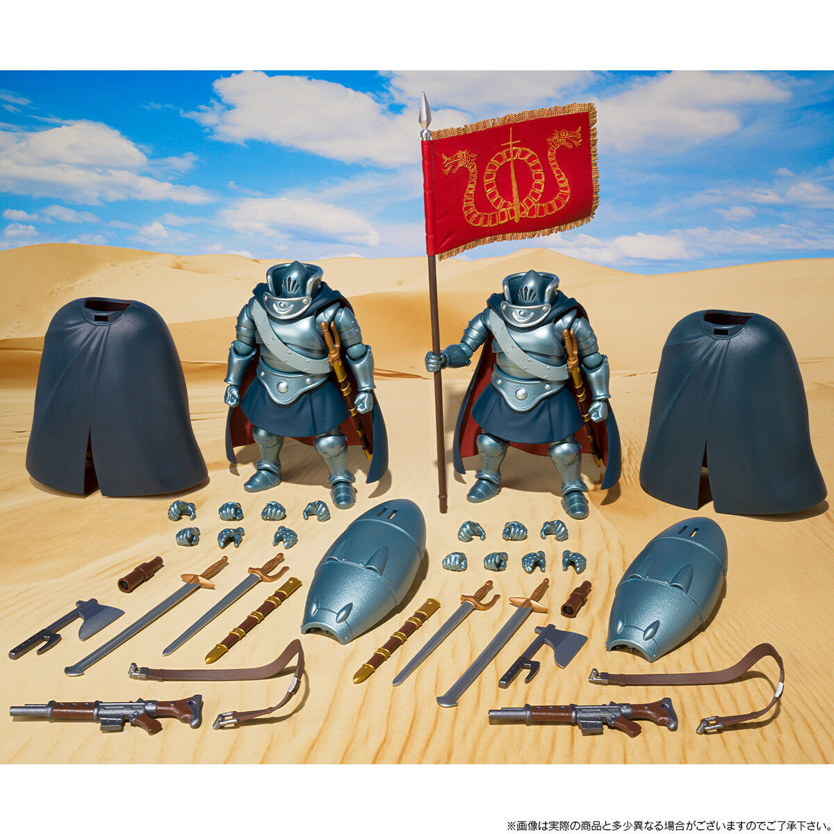 風の谷のナウシカ「想造ガレリア トルメキア装甲兵2体セット」のフィギュア画像