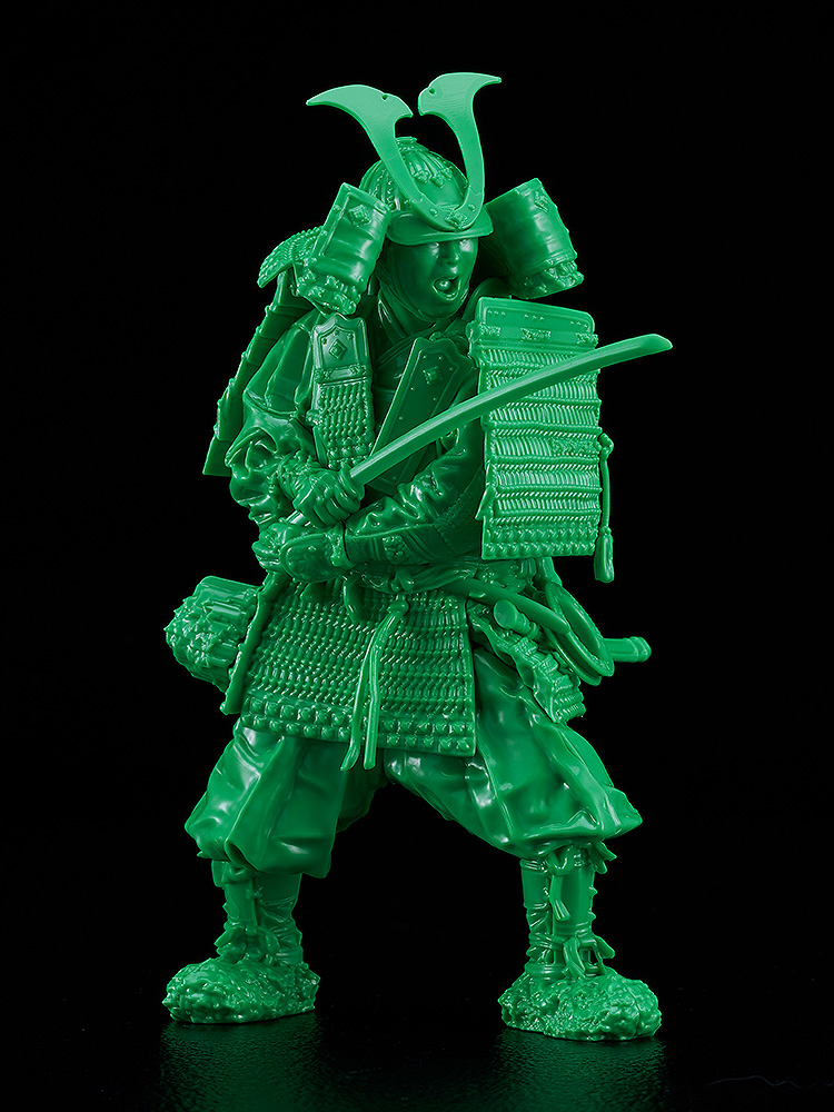 「PLAMAX 1/12 鎌倉時代の鎧武者 緑の装 Green color edition」のフィギュア画像