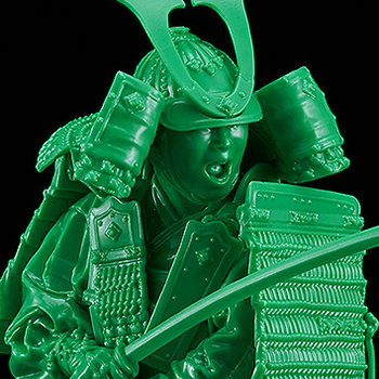 「PLAMAX 1/12 鎌倉時代の鎧武者 緑の装 Green color edition」のフィギュア