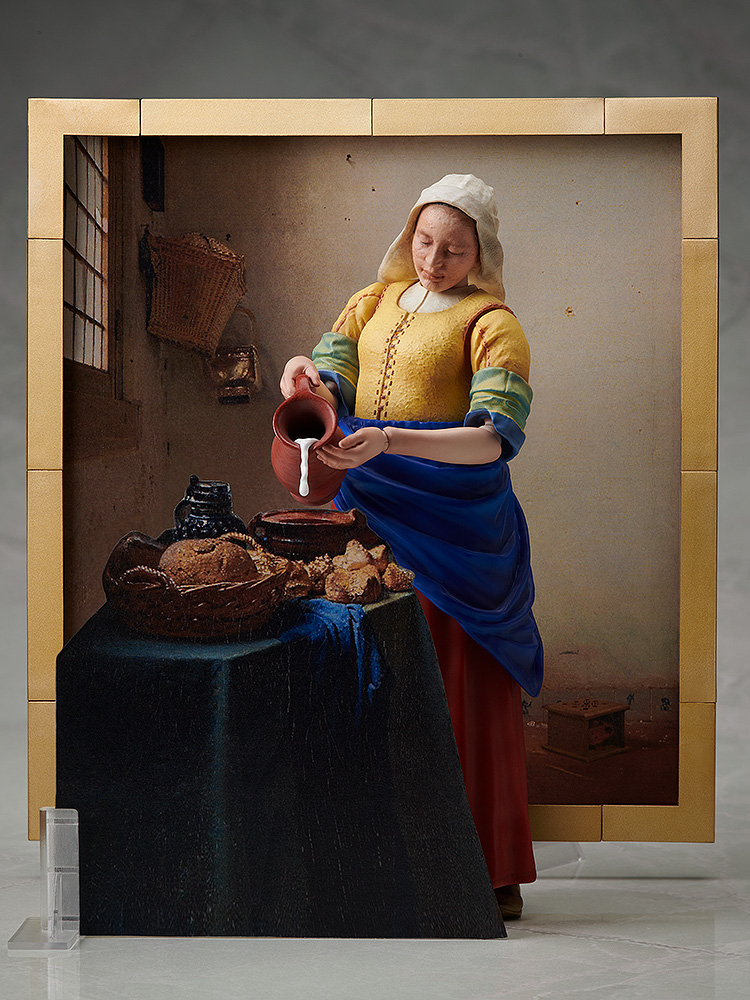テーブル美術館「figma フェルメール作 牛乳を注ぐ女」のフィギュア画像