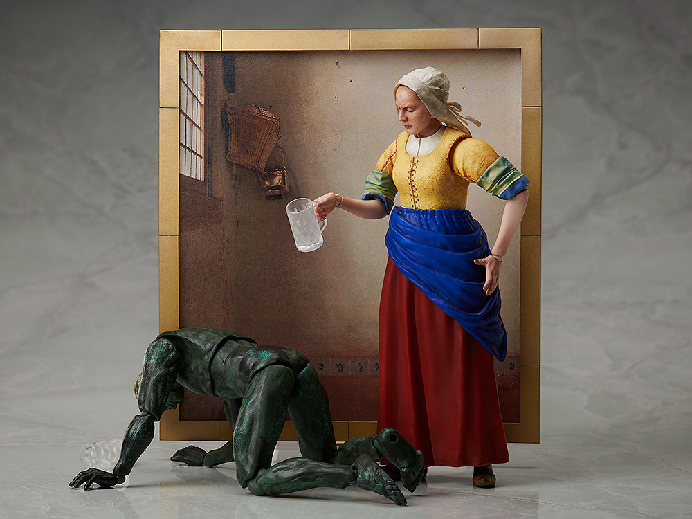 テーブル美術館「figma フェルメール作 牛乳を注ぐ女」のフィギュア画像