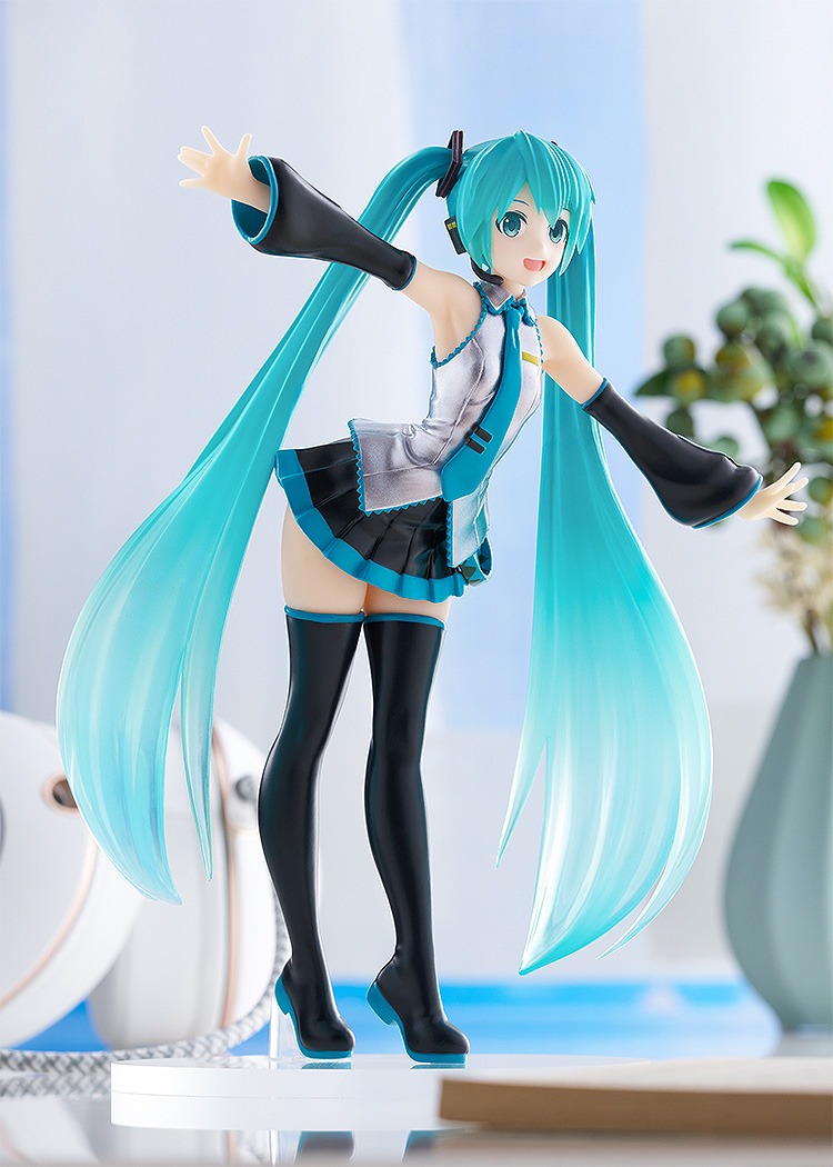 キャラクター・ボーカル・シリーズ01 初音ミク「POP UP PARADE 初音ミク クリアカラーVer.」のフィギュア画像