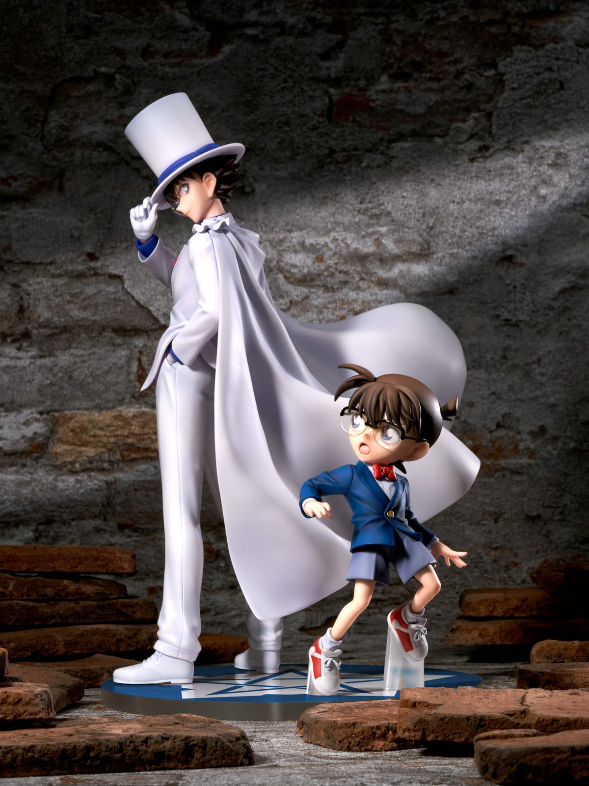 名探偵コナン「江戸川コナン&怪盗キッド」のフィギュア画像