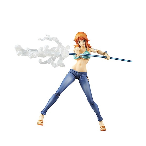 「ヴァリアブルアクションヒーローズ ONE PIECE ナミ」のフィギュア画像