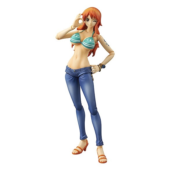 「ヴァリアブルアクションヒーローズ ONE PIECE ナミ」のフィギュア画像