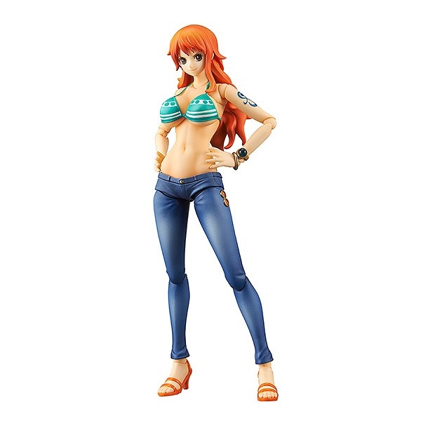 「ヴァリアブルアクションヒーローズ ONE PIECE ナミ」のフィギュア画像