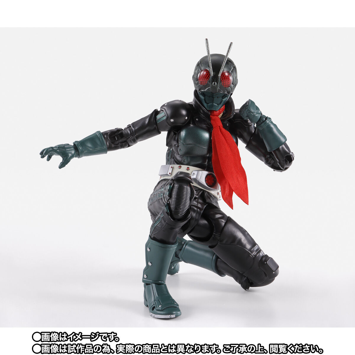 仮面ライダー THE NEXT「S.H.Figuarts（真骨彫製法） 仮面ライダー1号／本郷猛（仮面ライダーTHE NEXT）」のフィギュア画像